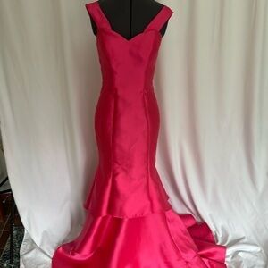 B. Smart dress long pink gown mermaid style size 5 juniors